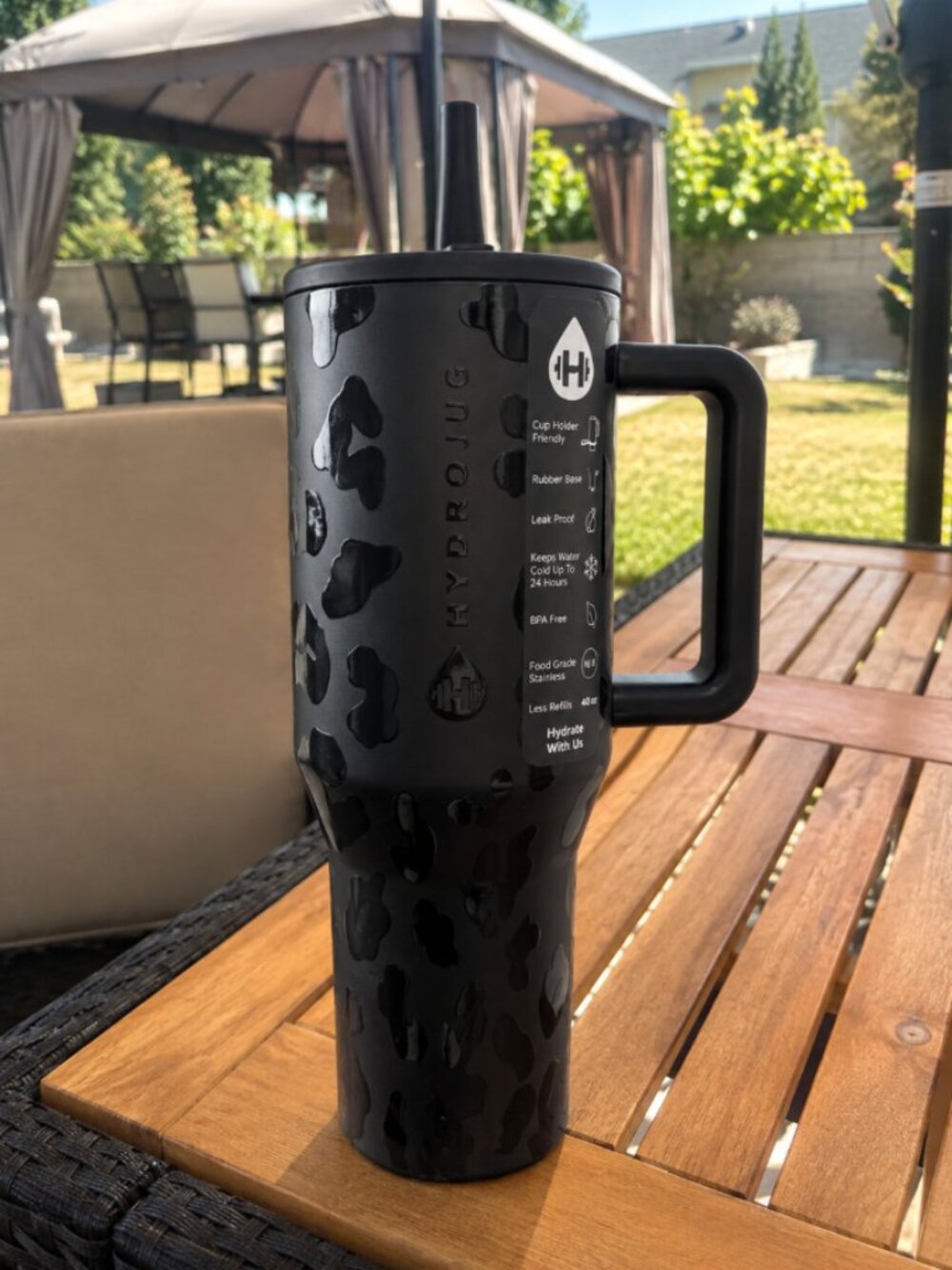 Hydrojug Traveler 40 oz Black